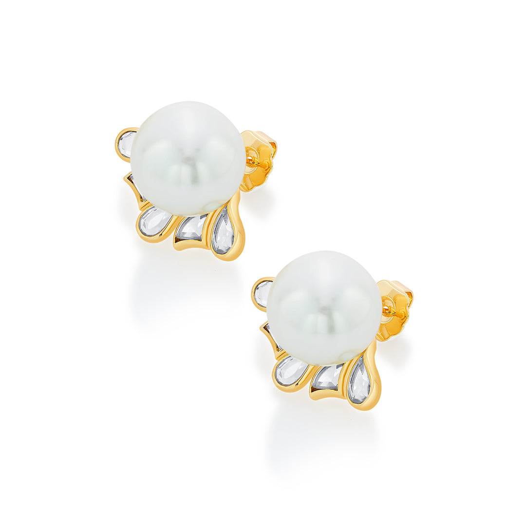 Amara Pearl Flower Earrings