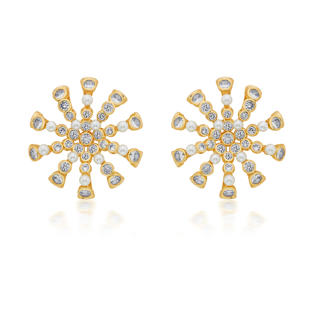 Amara Lattice Star Earrings