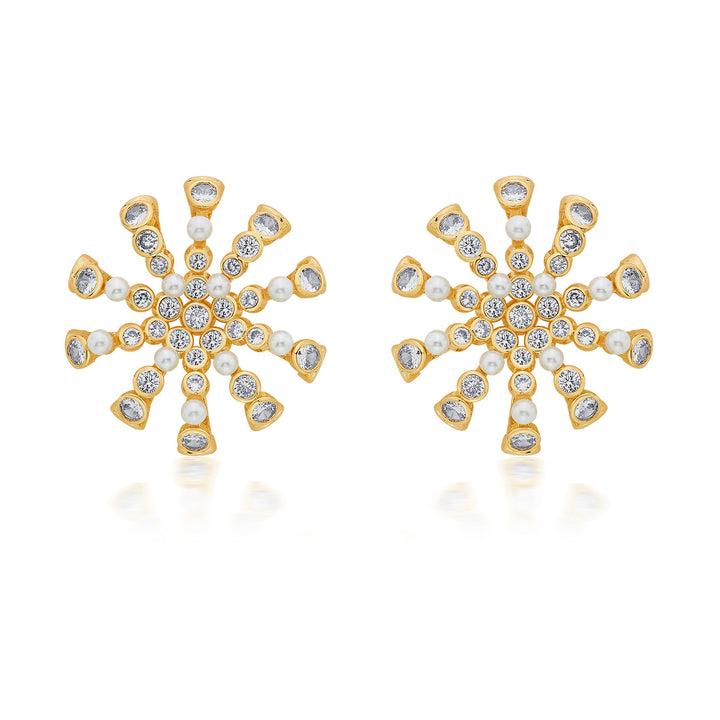 Amara Lattice Star Earrings