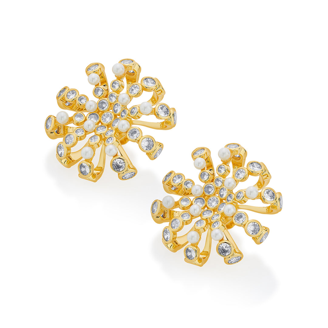 Amara Lattice Star Earrings