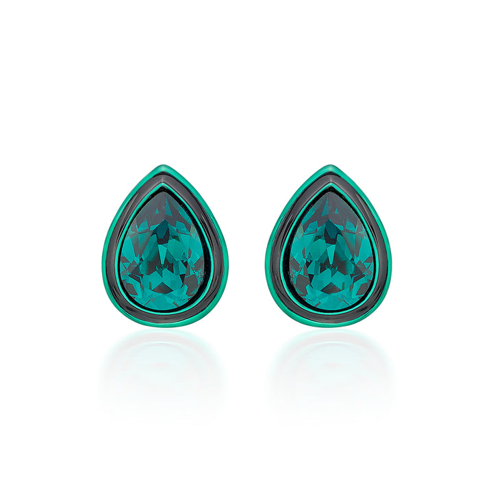 B-dazzle Green Crystal Studs