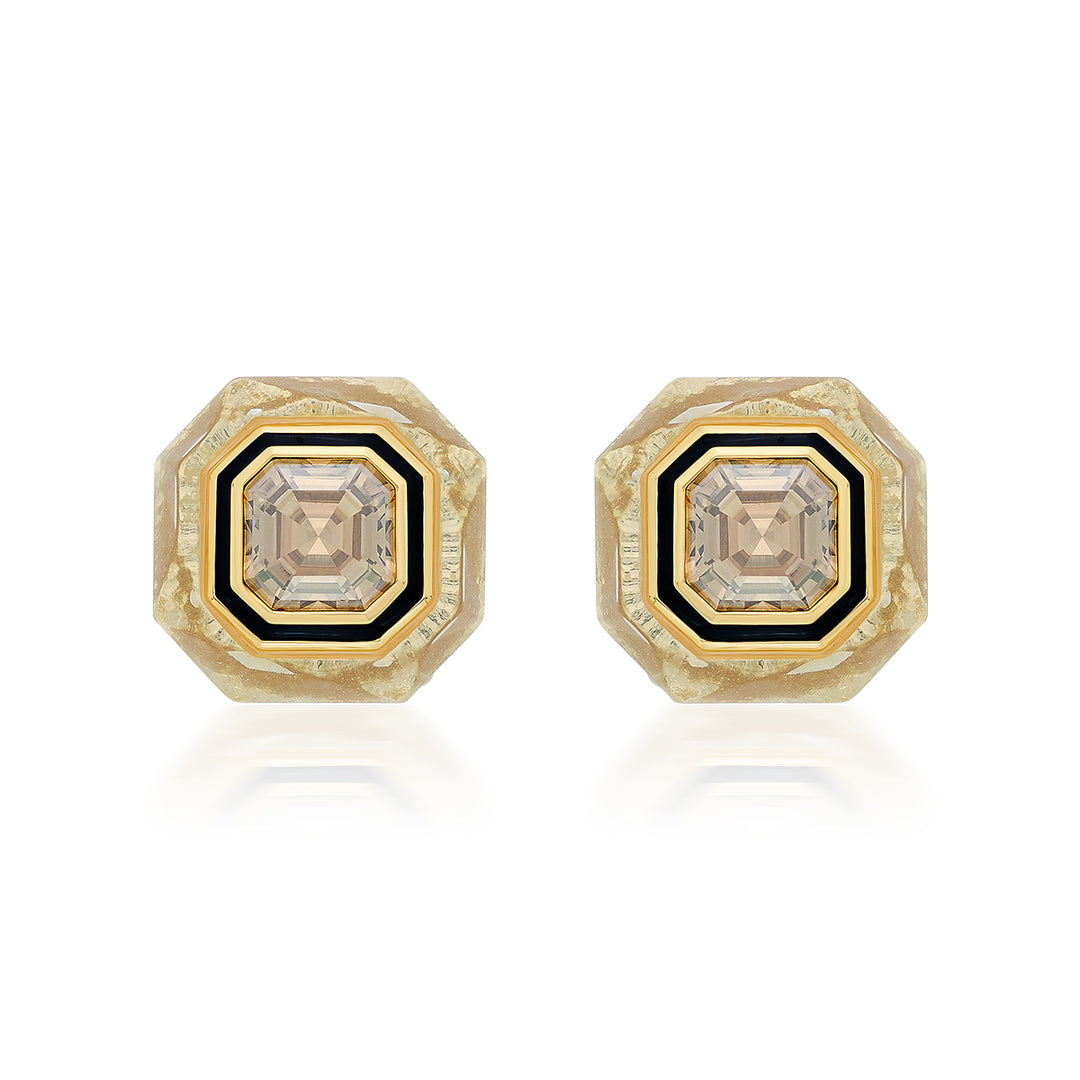 Bling Infinity Cut Crystal Studs