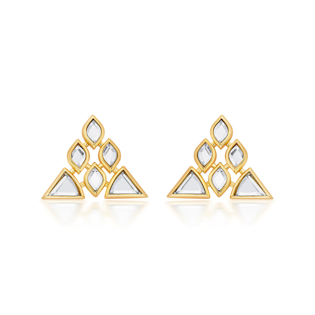 Very Varq Trifecta Earrings - Isharya | Modern Indian Jewelry