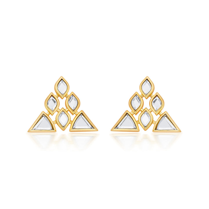Very Varq Trifecta Earrings - Isharya | Modern Indian Jewelry