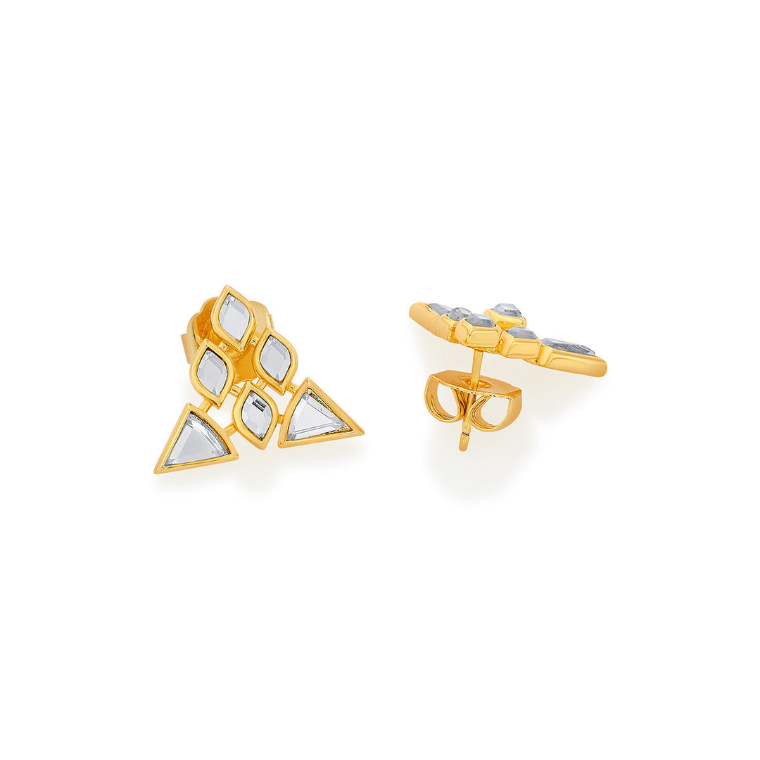 Very Varq Trifecta Earrings - Isharya | Modern Indian Jewelry