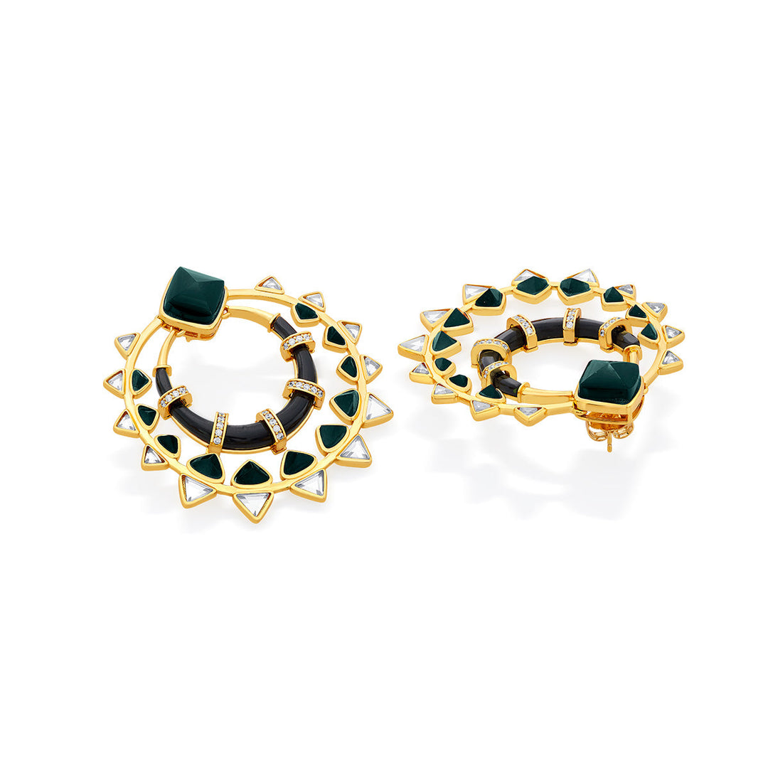Begum Haute Evergreen Chandbalis - Isharya | Modern Indian Jewelry