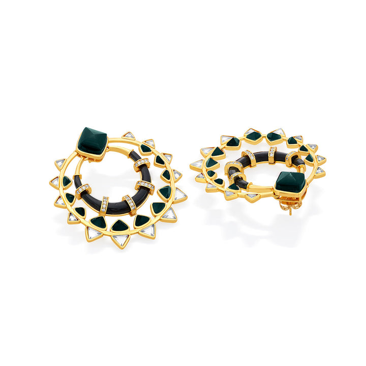 Begum Haute Evergreen Chandbalis - Isharya | Modern Indian Jewelry