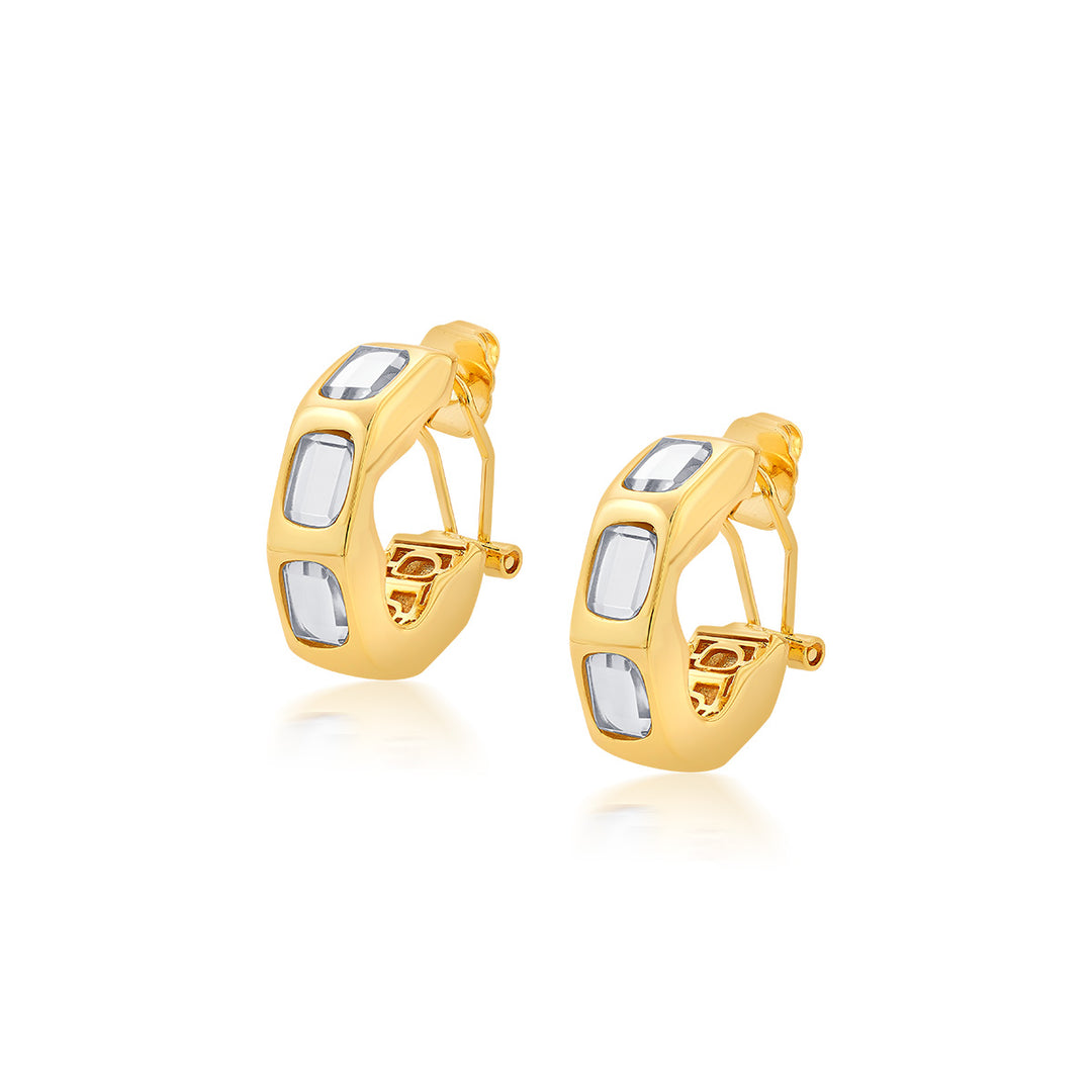Just Jamiti Mirror Hoops