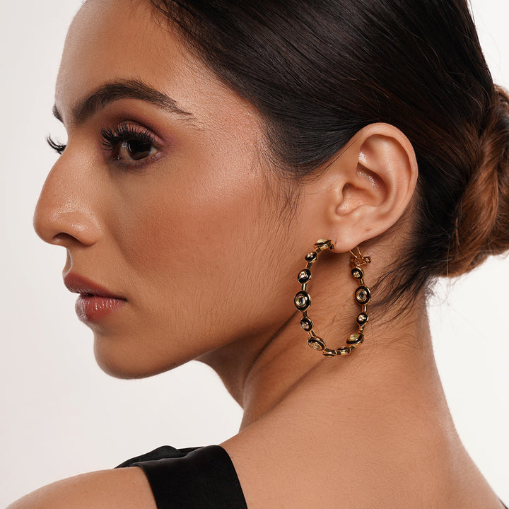 Just Jamiti Oversized Hoops