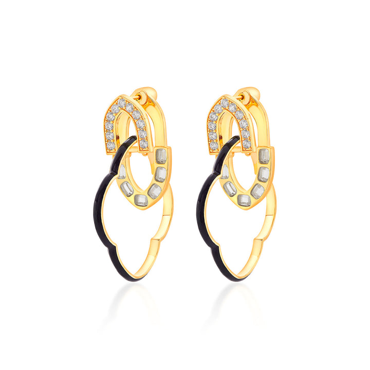 Sliving Arabesque Earrings - Isharya | Modern Indian Jewelry