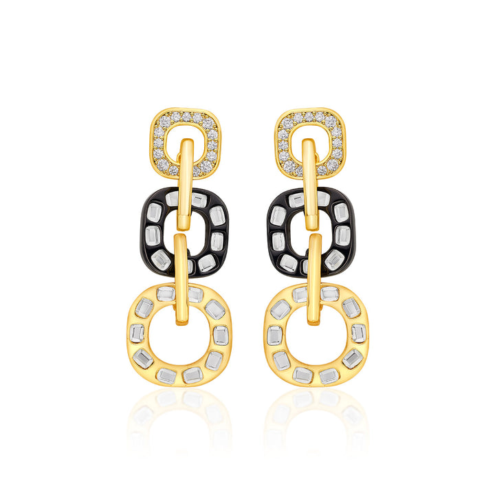 Stan Long Earrings - Isharya | Modern Indian Jewelry