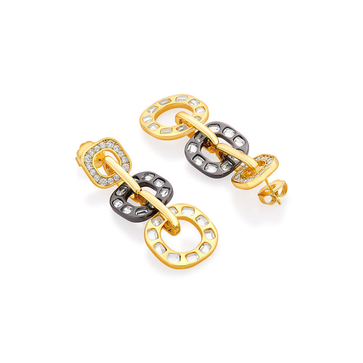 Stan Long Earrings - Isharya | Modern Indian Jewelry