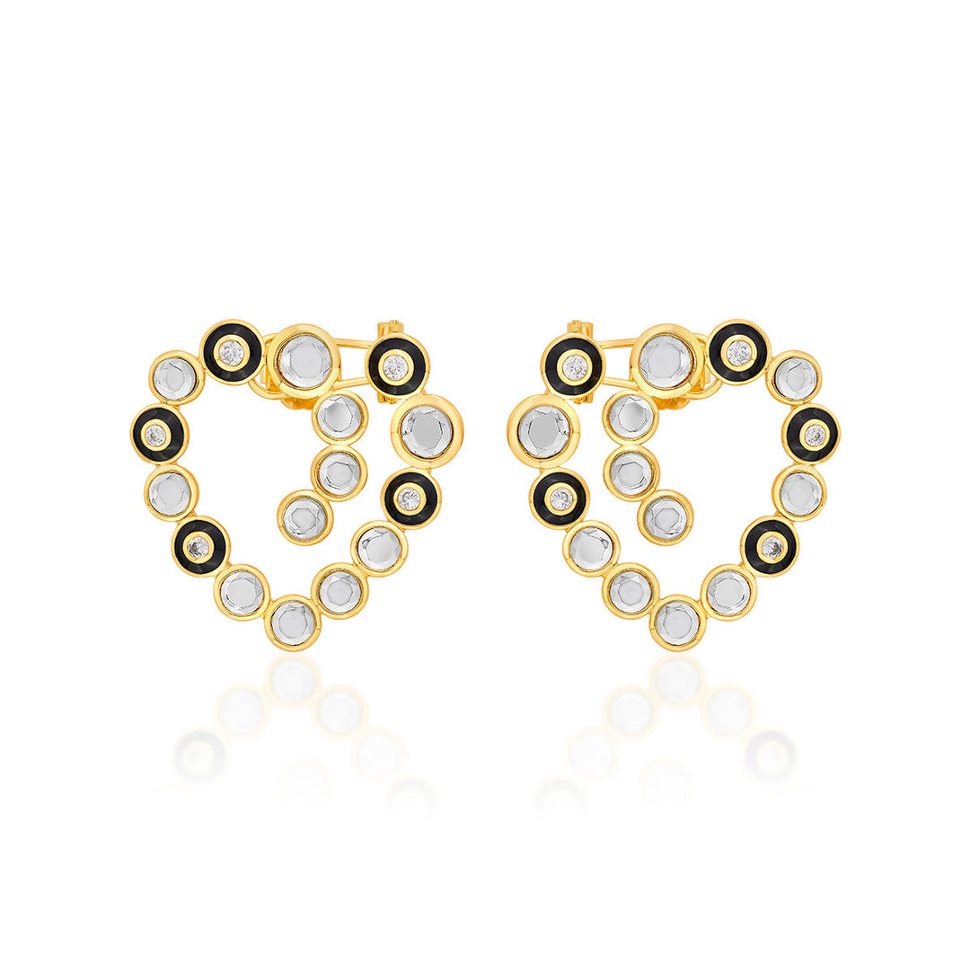 Savage Abstract Earrings - Isharya | Modern Indian Jewelry