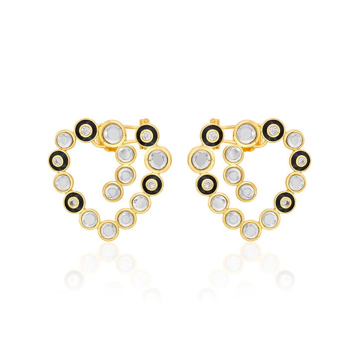 Savage Abstract Earrings - Isharya | Modern Indian Jewelry