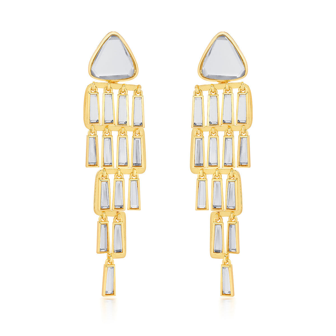 Fête Mirror Waterfall Earrings