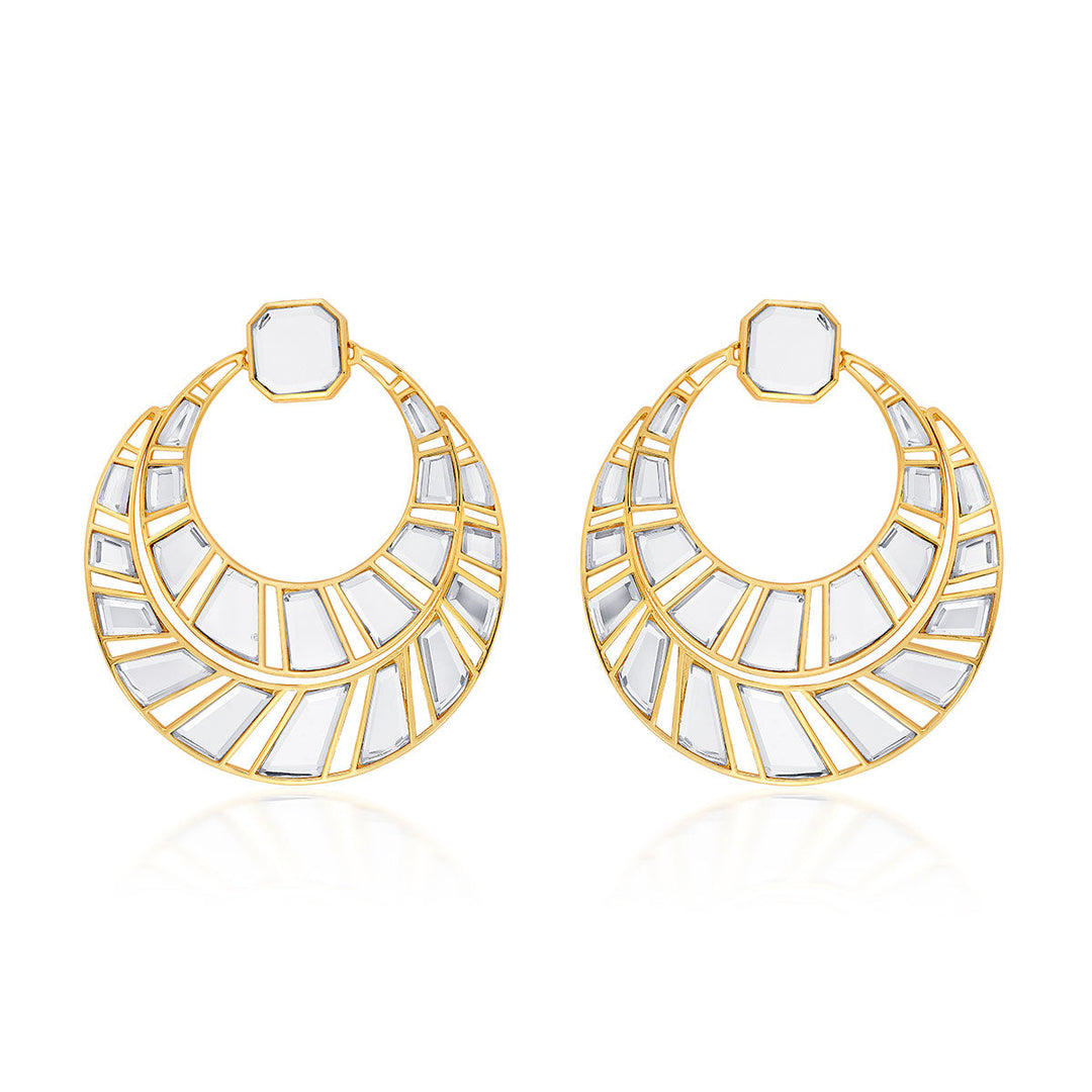 Fête Mirror Moon Bali Earrings
