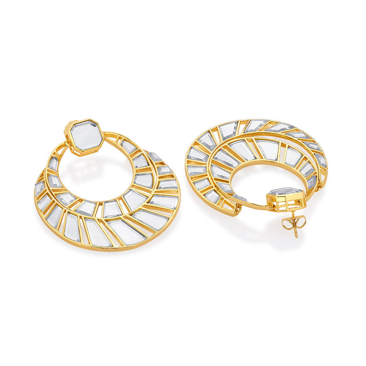 Fête Mirror Moon Bali Earrings