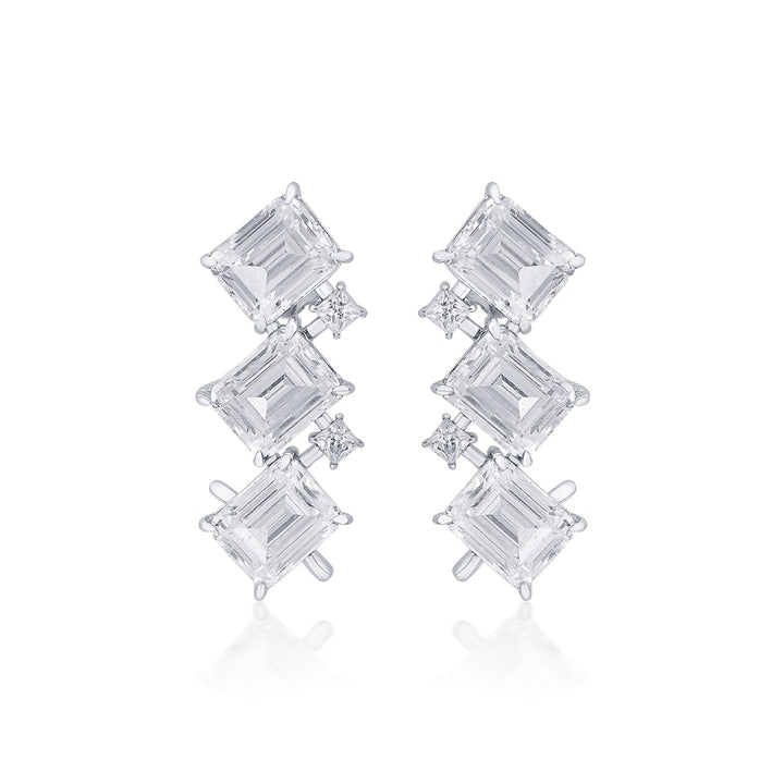 Kyoto 925 Silver Earrings - Isharya | Modern Indian Jewelry