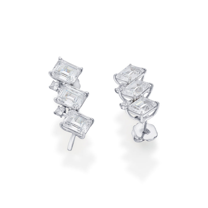 Kyoto 925 Silver Earrings - Isharya | Modern Indian Jewelry