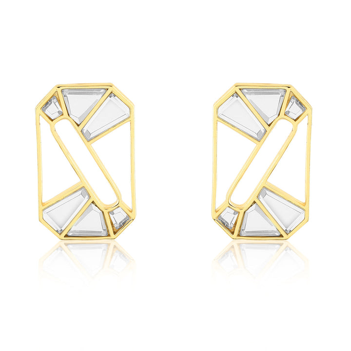Lumen Quad Mirror Earrings