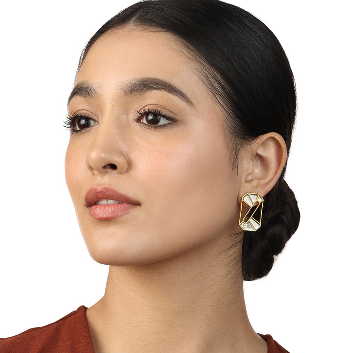 Lumen Quad Mirror Earrings