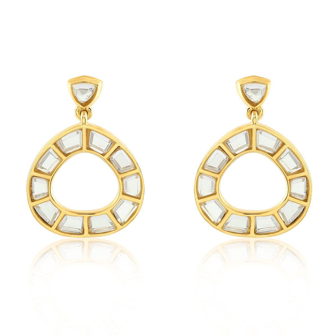 Lumen Statement Mirror Earrings