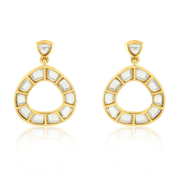 Lumen Statement Mirror Earrings