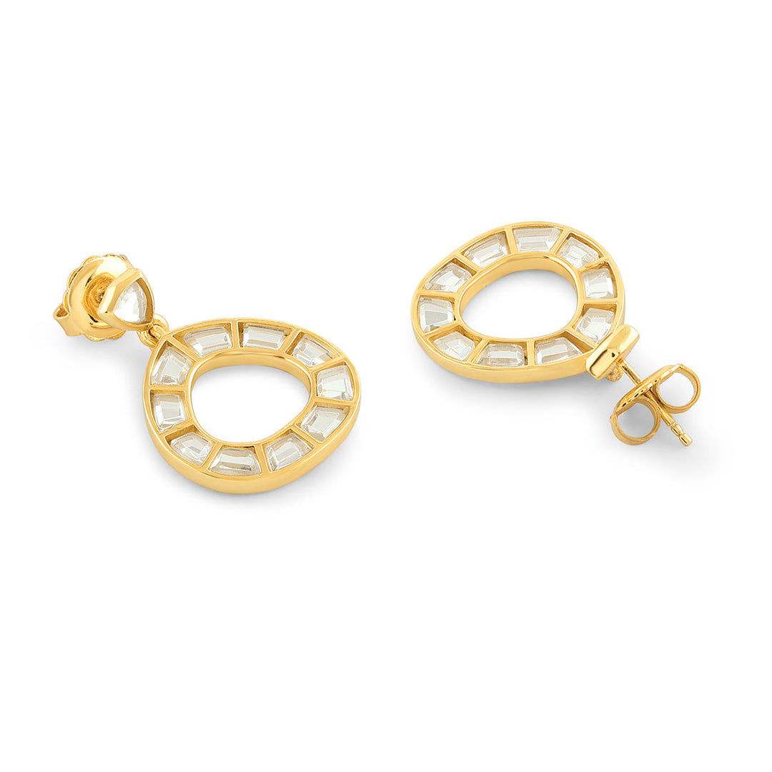 Lumen Statement Mirror Earrings