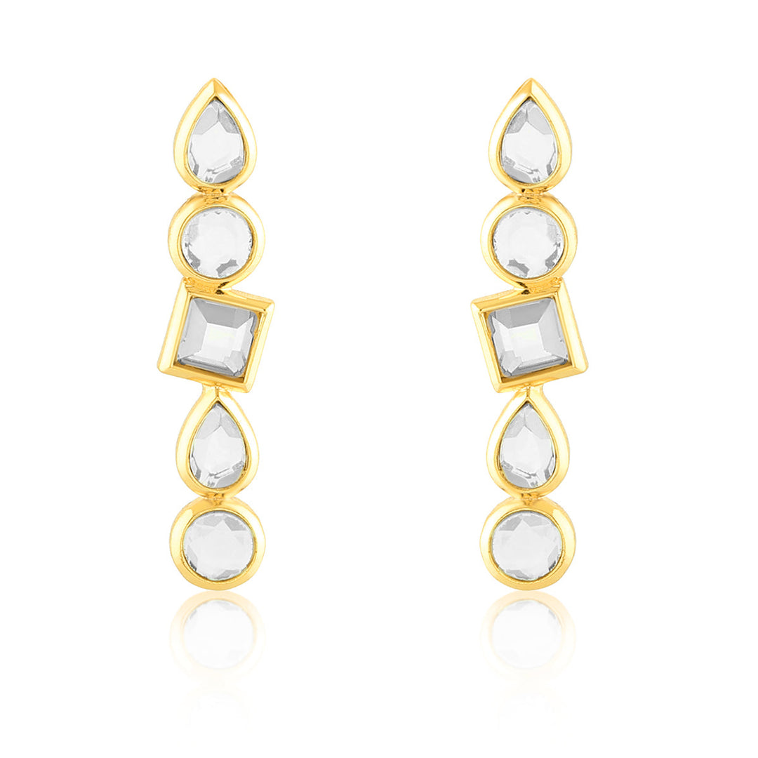 Lumen Mirror Line Earrings