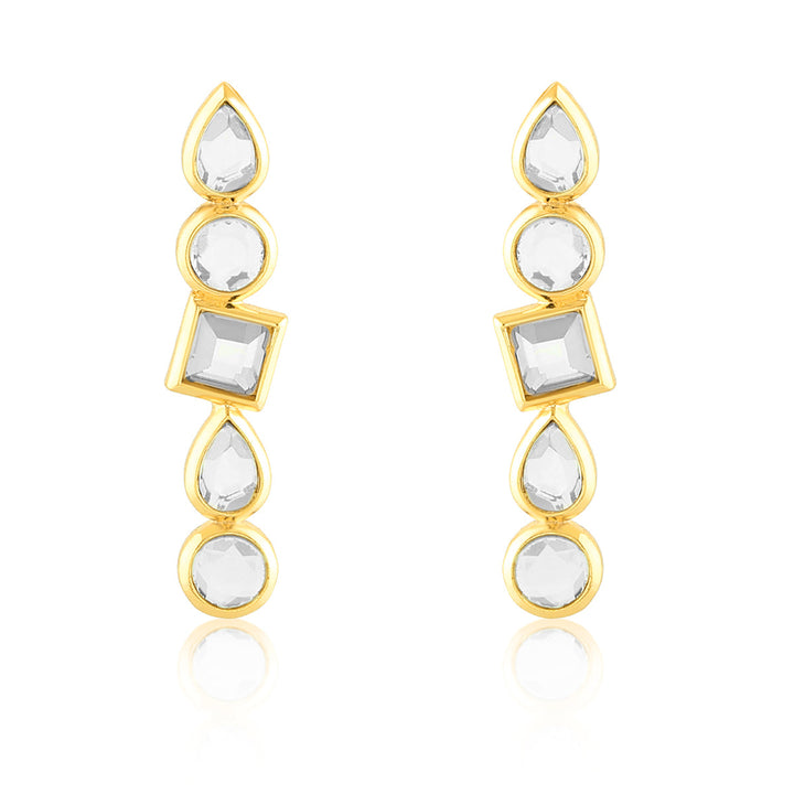 Lumen Mirror Line Earrings