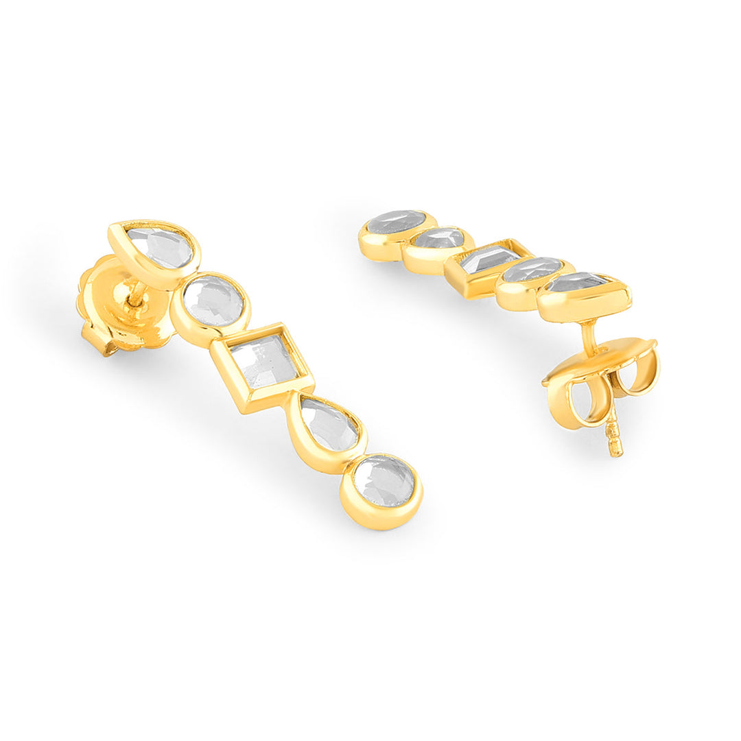 Lumen Mirror Line Earrings