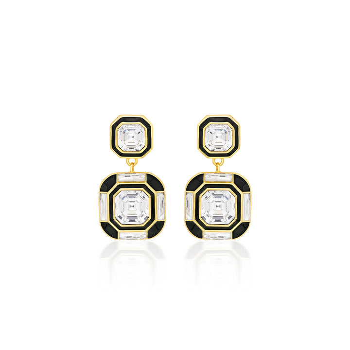 Optic Double Crystal Studs