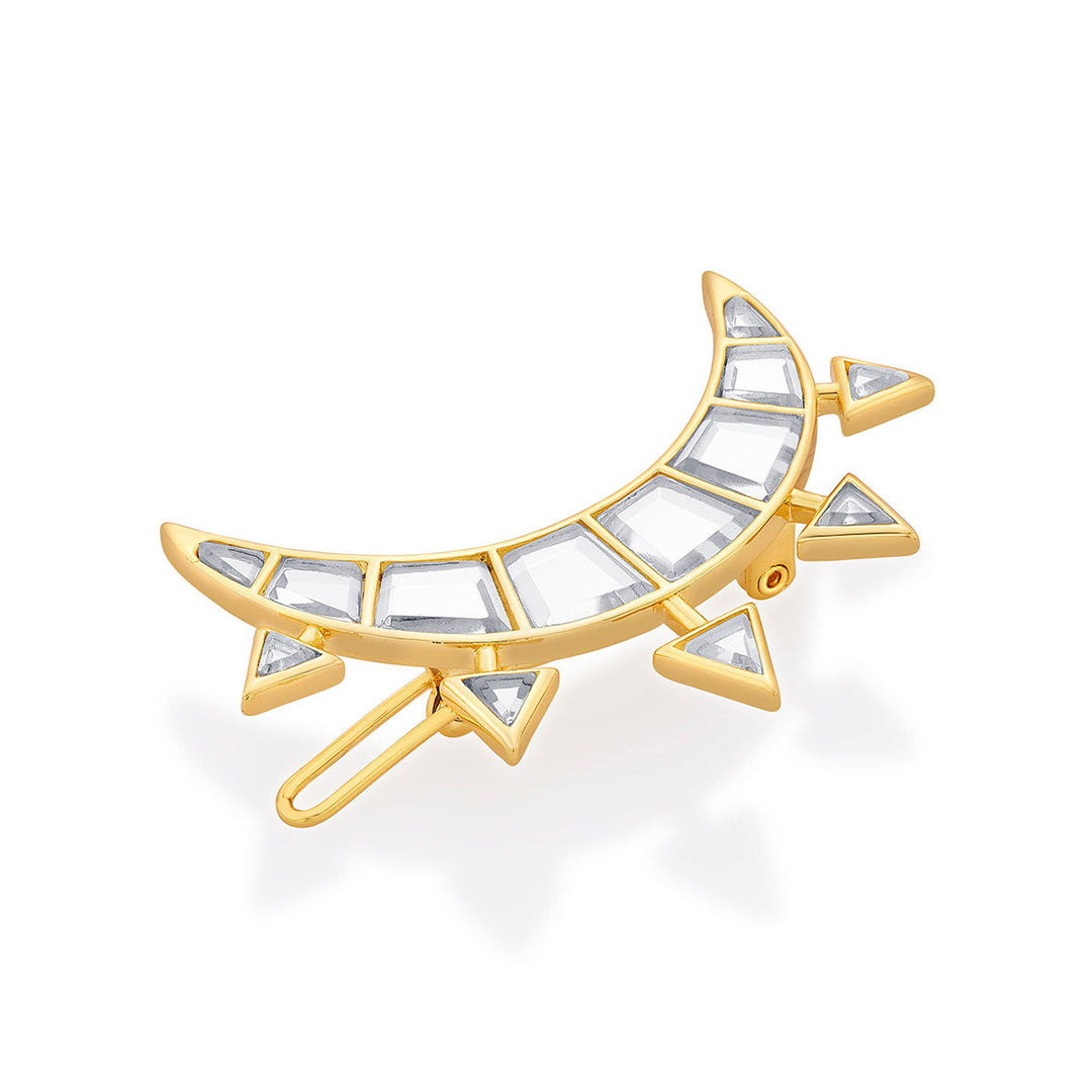 Nuit Mirror Crescent Hair Pin