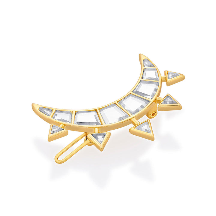 Nuit Mirror Crescent Hair Pin