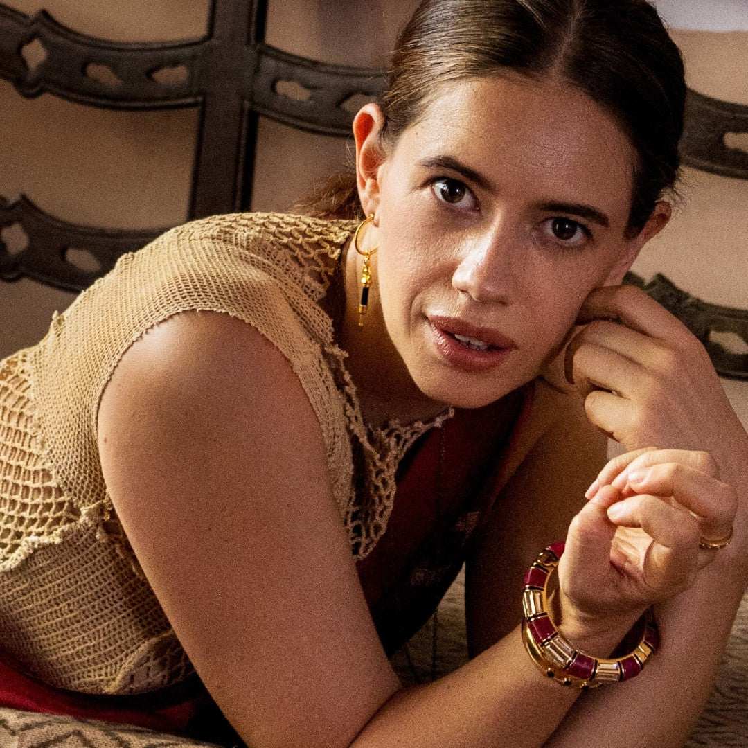 Begum Haute Pink Bangle - Isharya | Modern Indian Jewelry