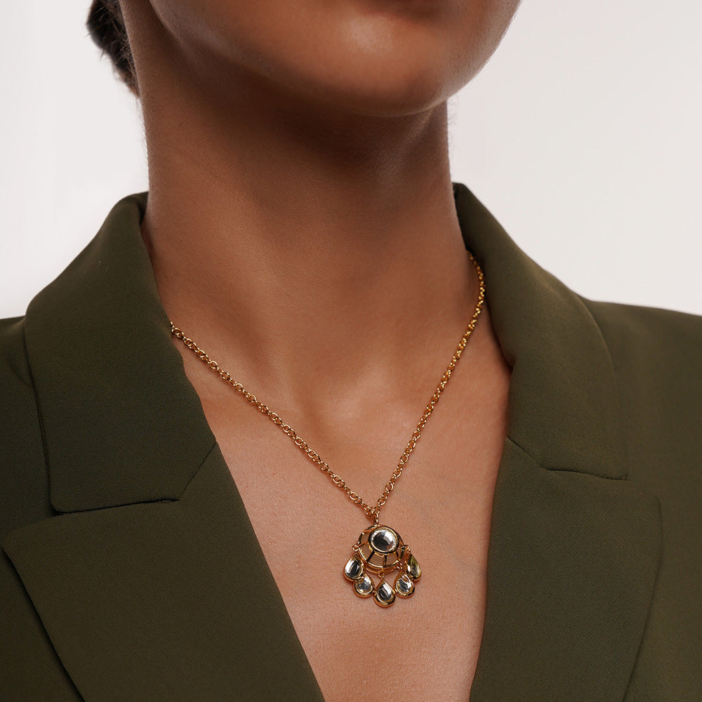 Ayaana Ecru Necklace - Isharya | Modern Indian Jewelry