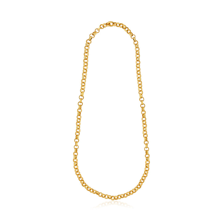 Elements Long Link Necklace - Isharya | Modern Indian Jewelry