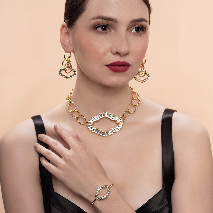 Maltilda Statement Chain Necklace - Isharya | Modern Indian Jewelry