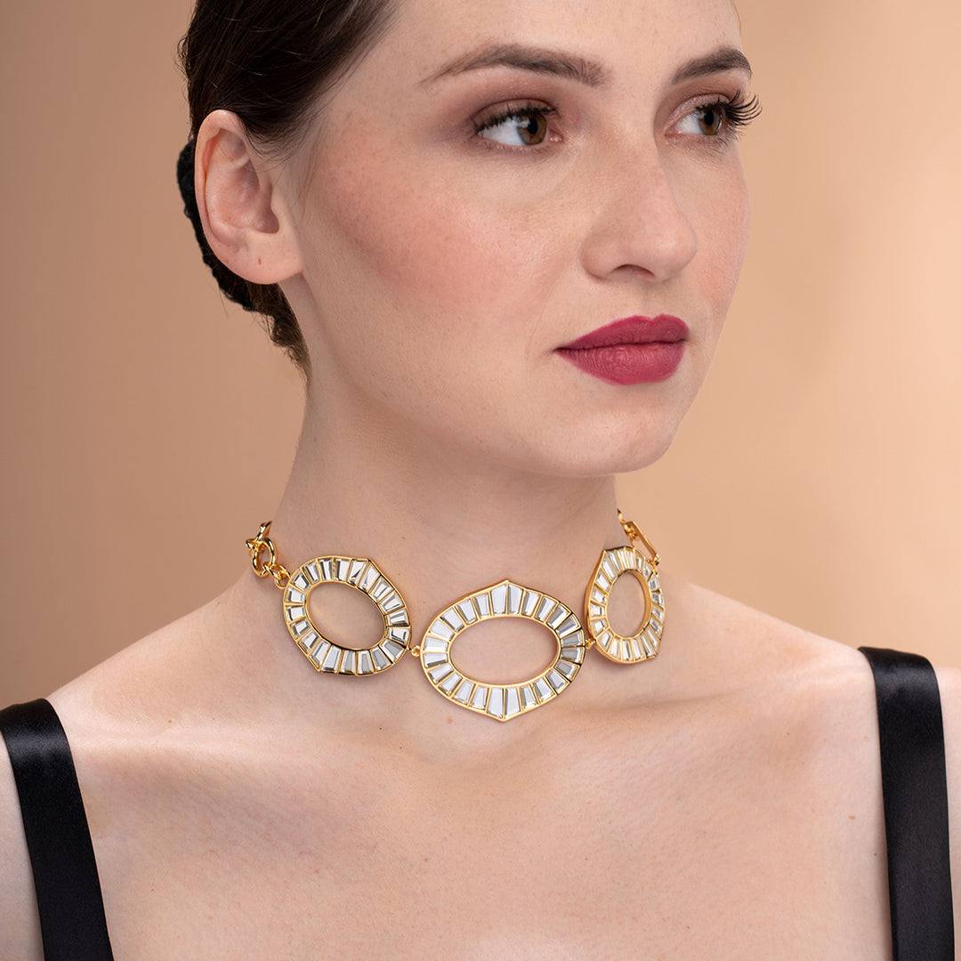 Amara Two-Way Mirror Choker & Belt