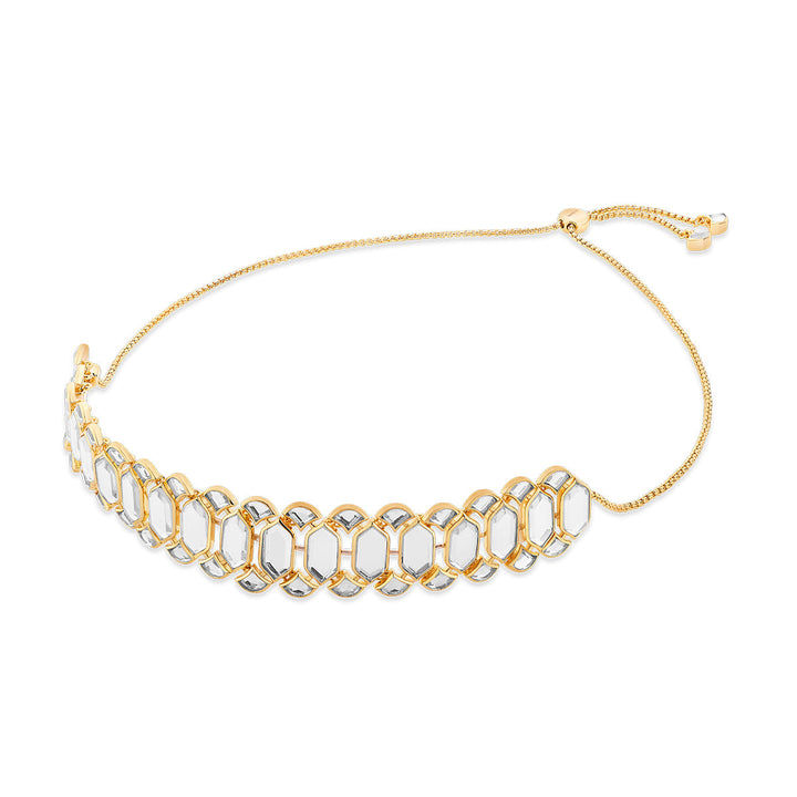 Amara Mirror Choker Necklace - Isharya | Modern Indian Jewelry