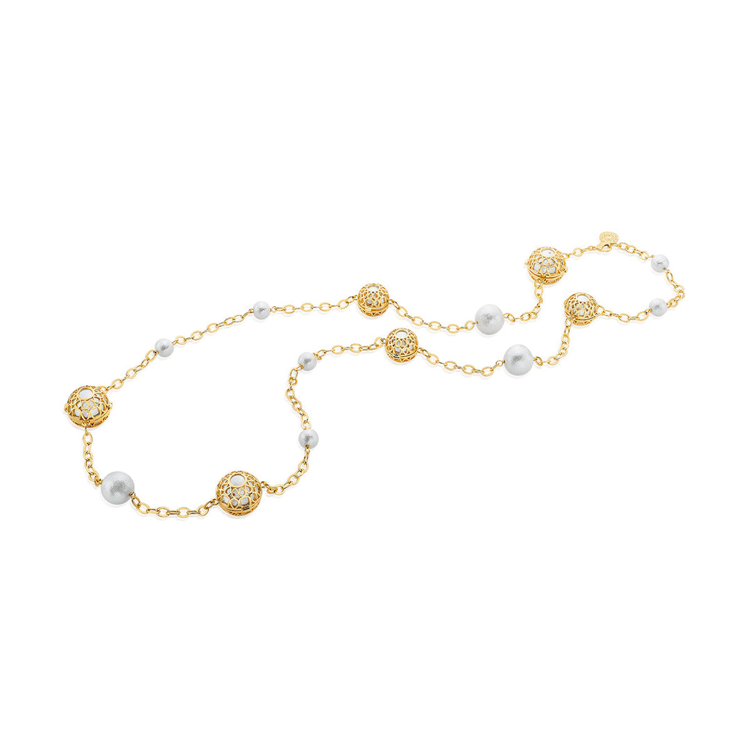 Amara Long Chain Necklace - Isharya | Modern Indian Jewelry