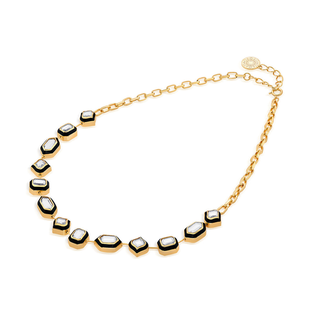 Amina Mirror Necklace - Isharya | Modern Indian Jewelry