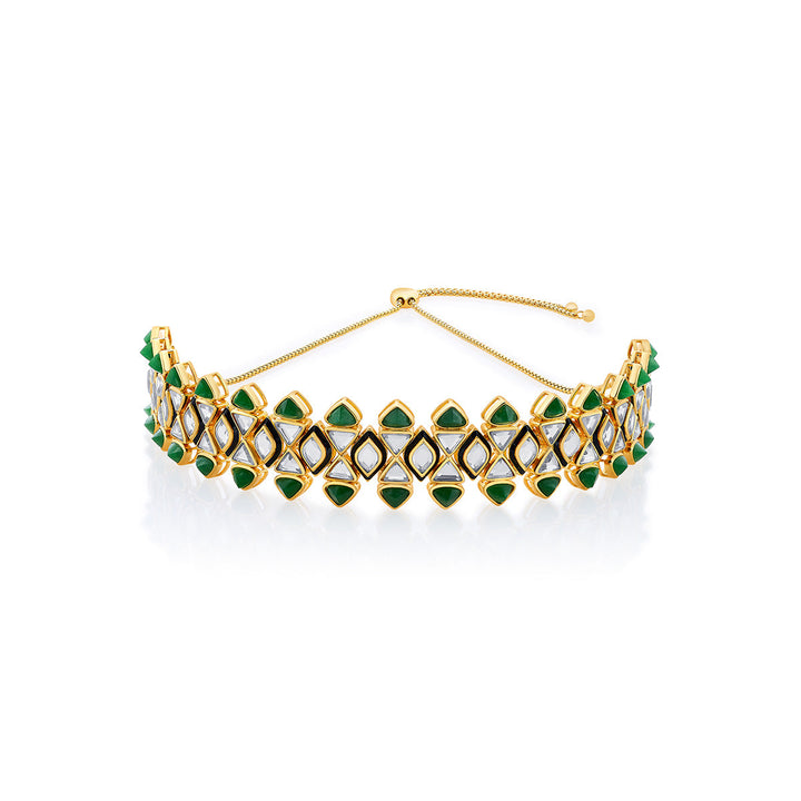 Begum Haute Evergreen Mughal Choker - Isharya | Modern Indian Jewelry