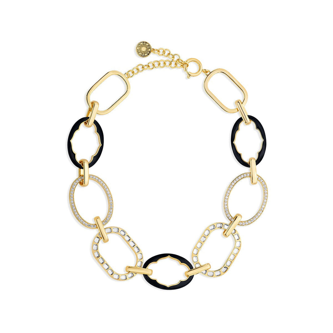 Sliving Mirror Choker - Isharya | Modern Indian Jewelry