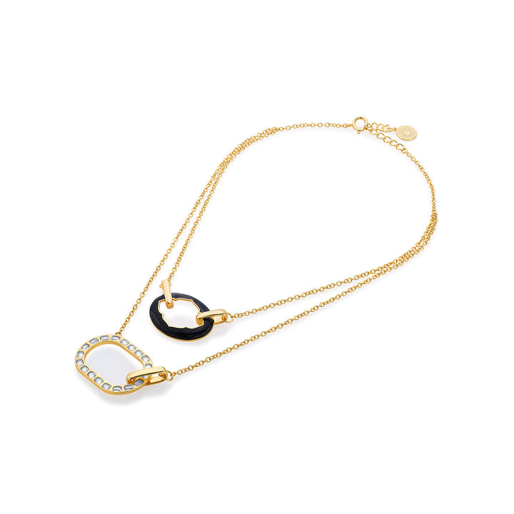 Sliving Geometry Necklace