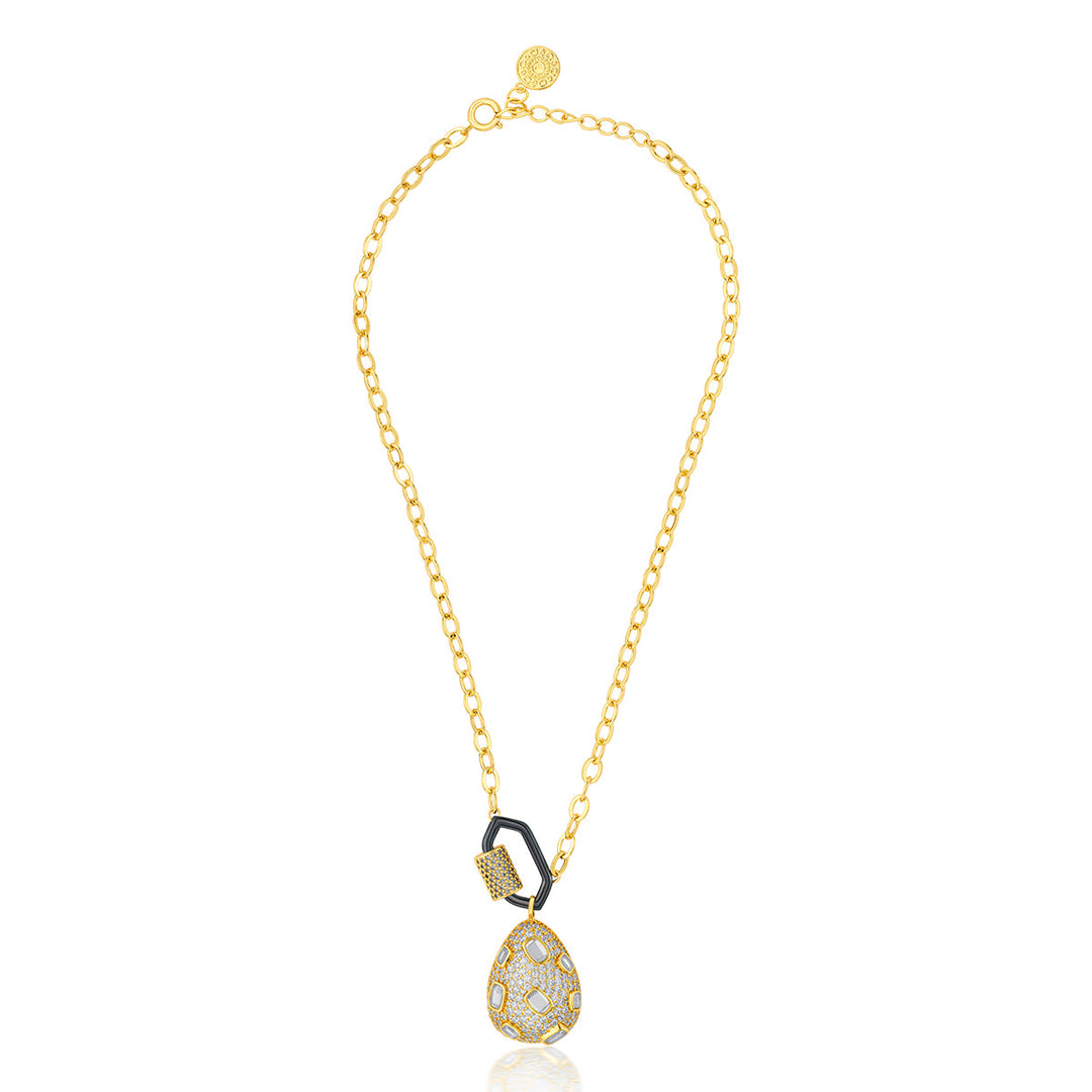 Stan Baroque Locket Necklace - Isharya | Modern Indian Jewelry