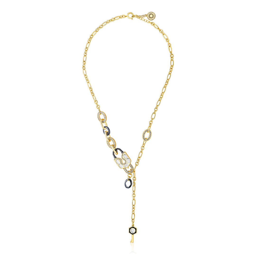 Snatched Link & Key Necklace