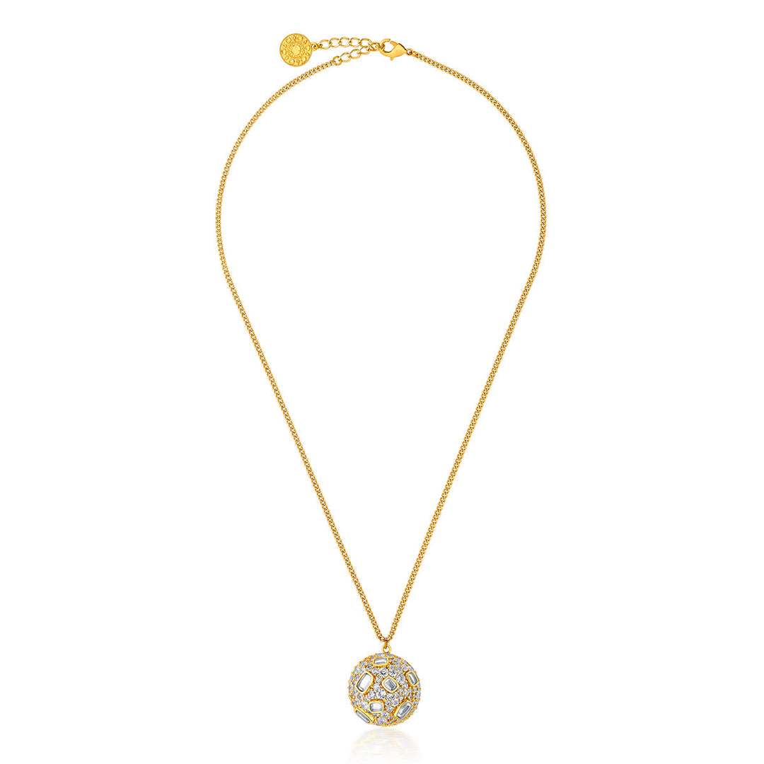 Stan Locket Necklace - Isharya | Modern Indian Jewelry