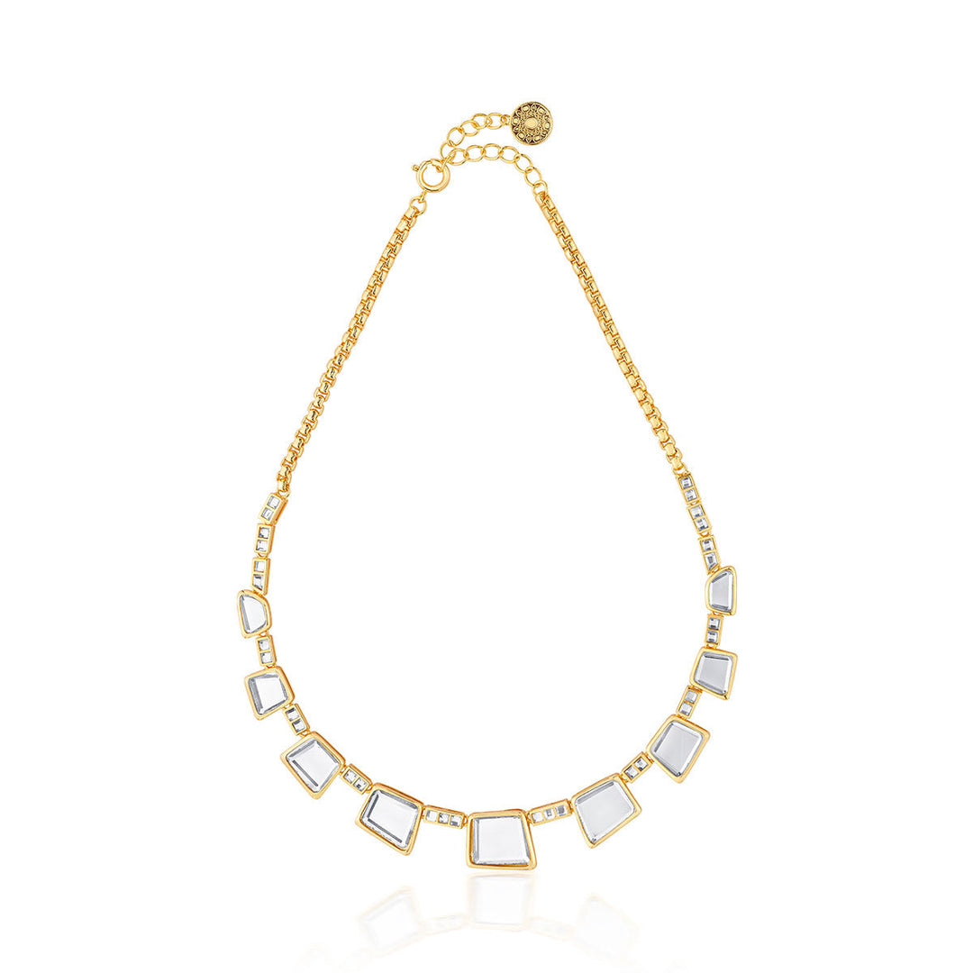 Fête Mirror Collar Necklace