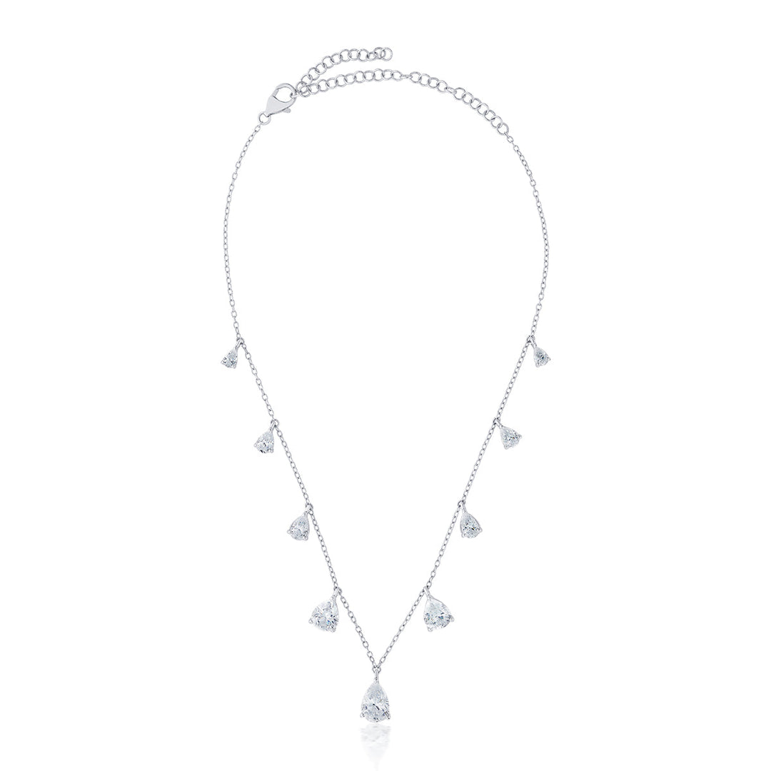 Louvre 925 Silver Floating Choker - Isharya | Modern Indian Jewelry